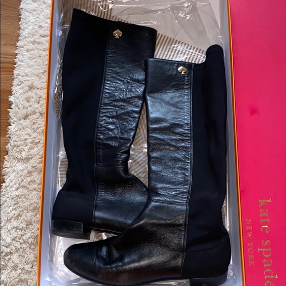 Kate Spade Leather Riding Boots - Picture 1 of 7